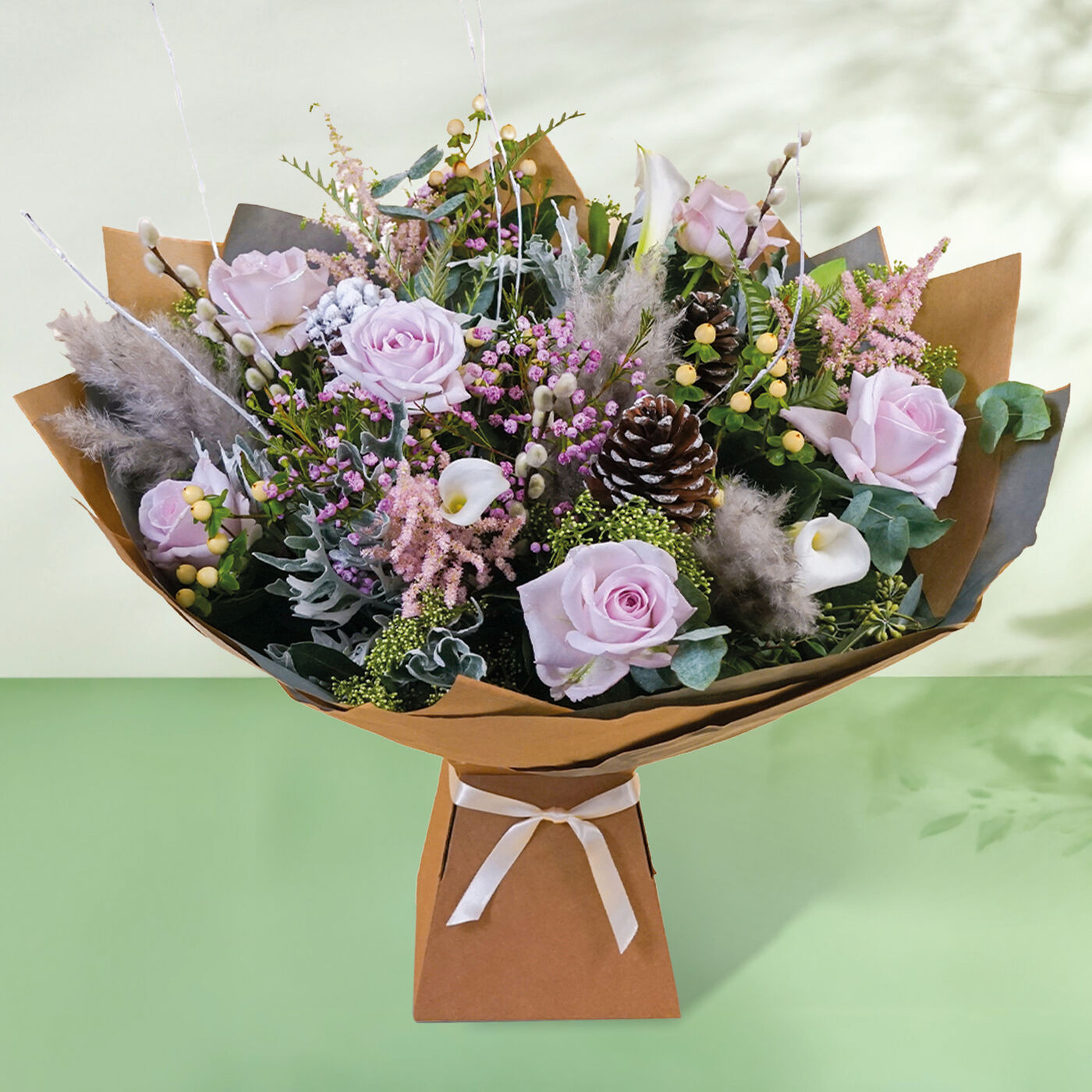 Buy Pink Frost Flower Bouquet Free Delivery for GBP 84.99 Card
