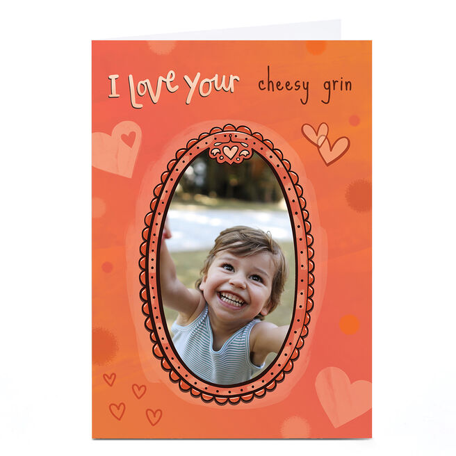 Photo Hannah Edmonds Card - Orange Frame