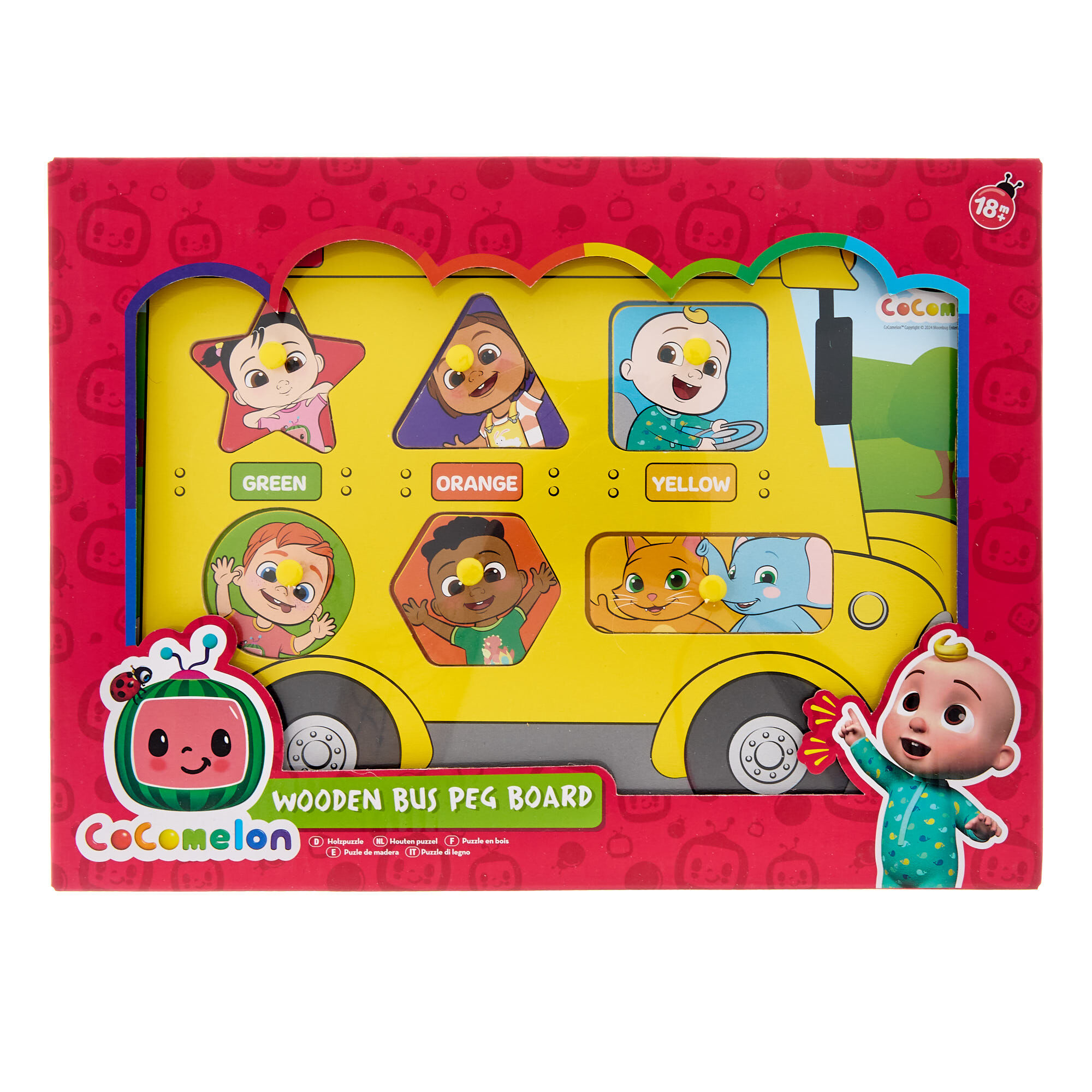 Wooden Peg Dolls Bus Set - Educational Montessori Nigeria