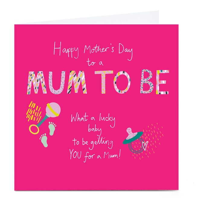 Personalised Mother's Day Card - Mum To Be