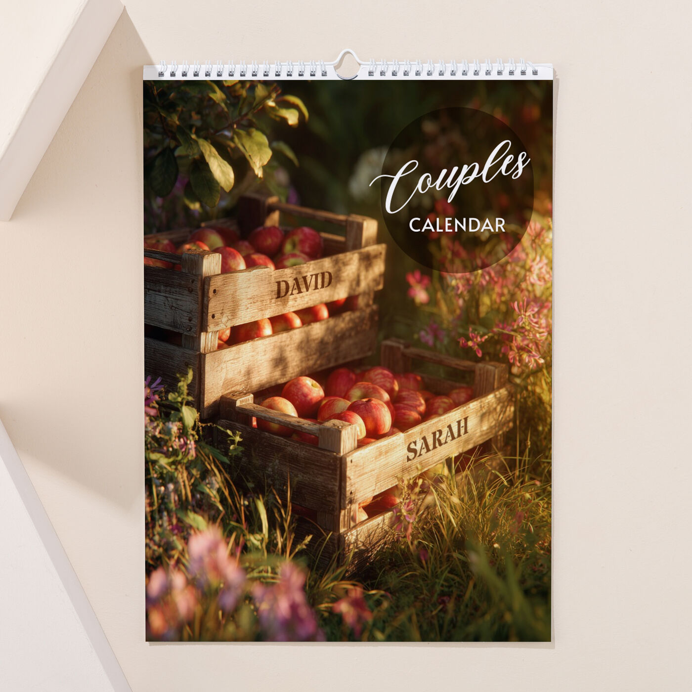 Buy Personalised His And Hers Couples Calendar (Any Year) for GBP 12 99