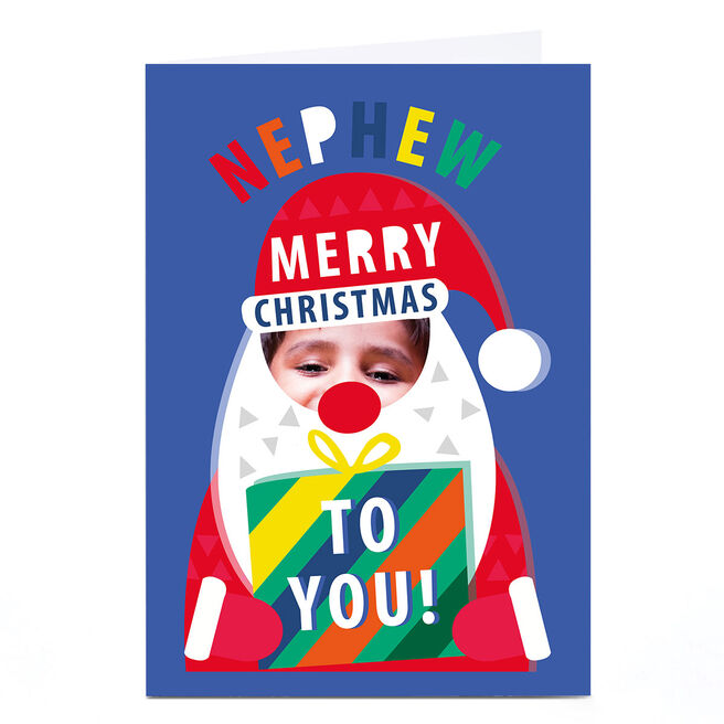 Photo Kerry Spurling Christmas Card - Santa Face, Nephew