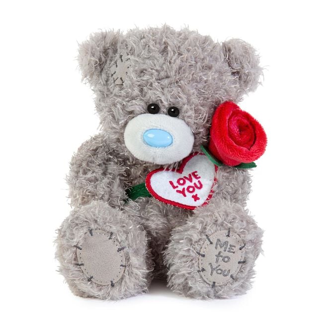 Tatty Teddy Red Rose Love You Plush