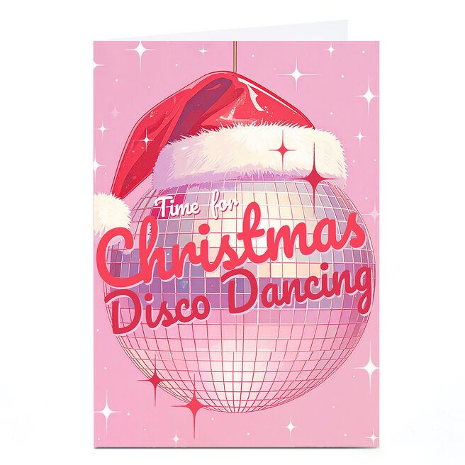 Christmas Card - Time for Christmas Disco Dancing