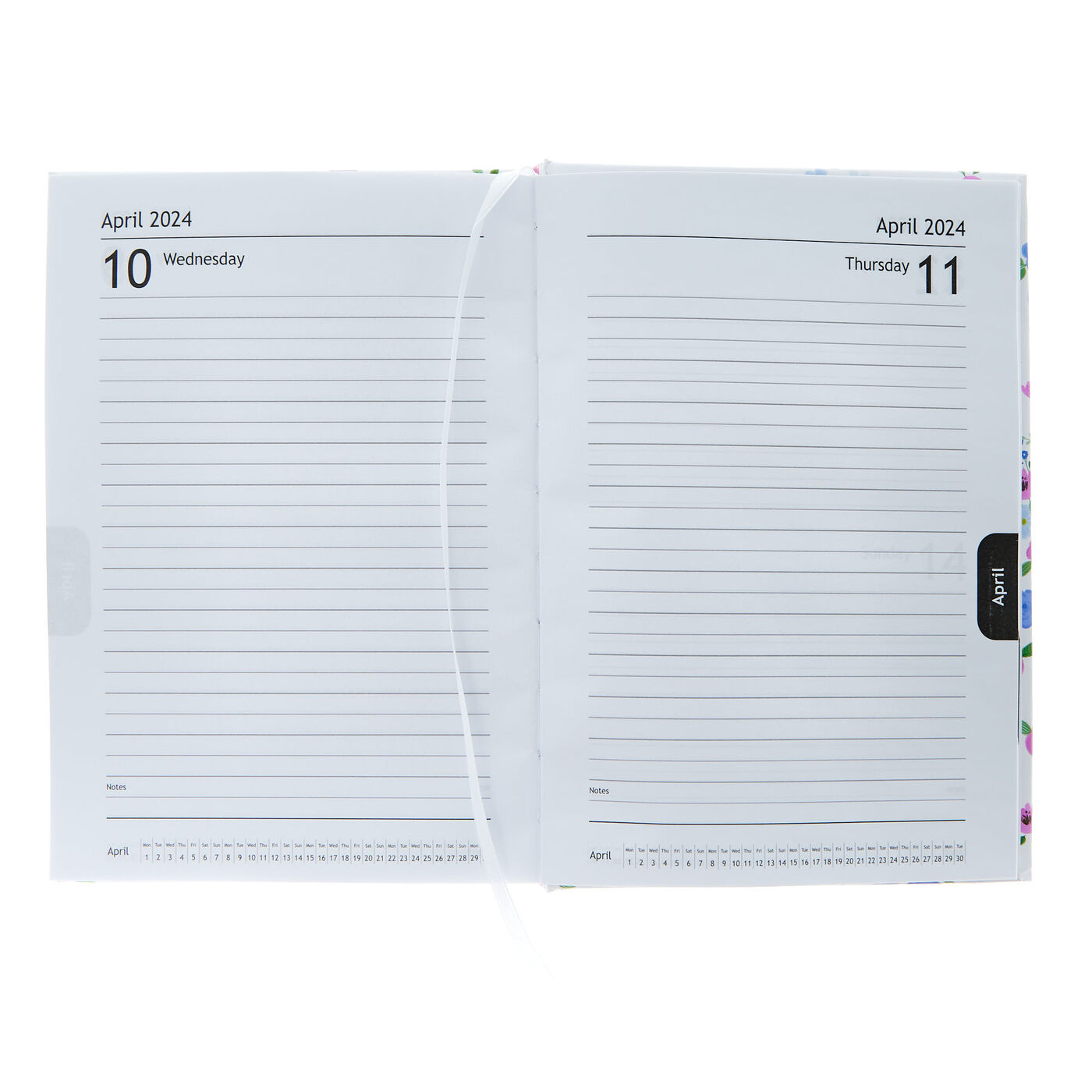 Buy A5 PageADay Floral 2024 Academic Diary for GBP 1.99 Card Factory UK