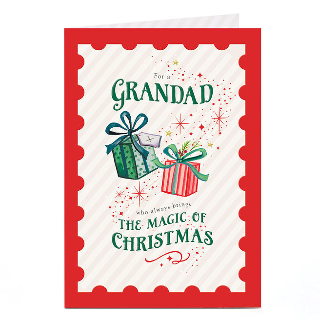 Christmas Card - Always Bring The Magic Of Christmas, Grandad