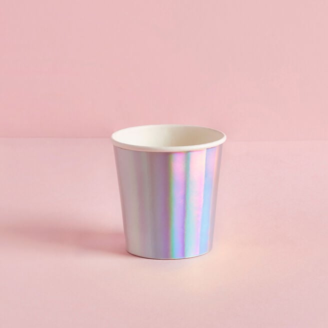 Metallic Iridescent Shot Paper Cups - Pack of 10