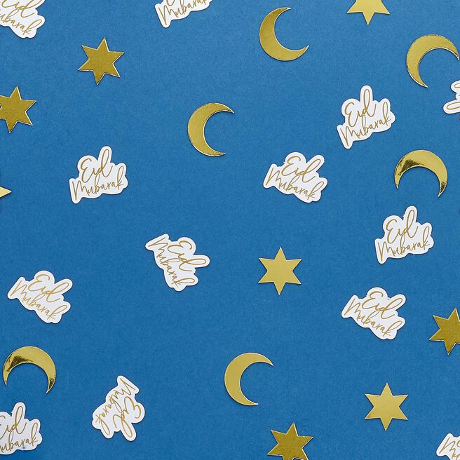 Eid Mubarak Card Table Scatter 10g