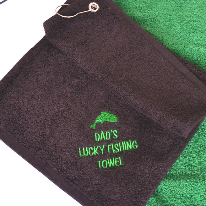 Personalised Fishing Towel - Name