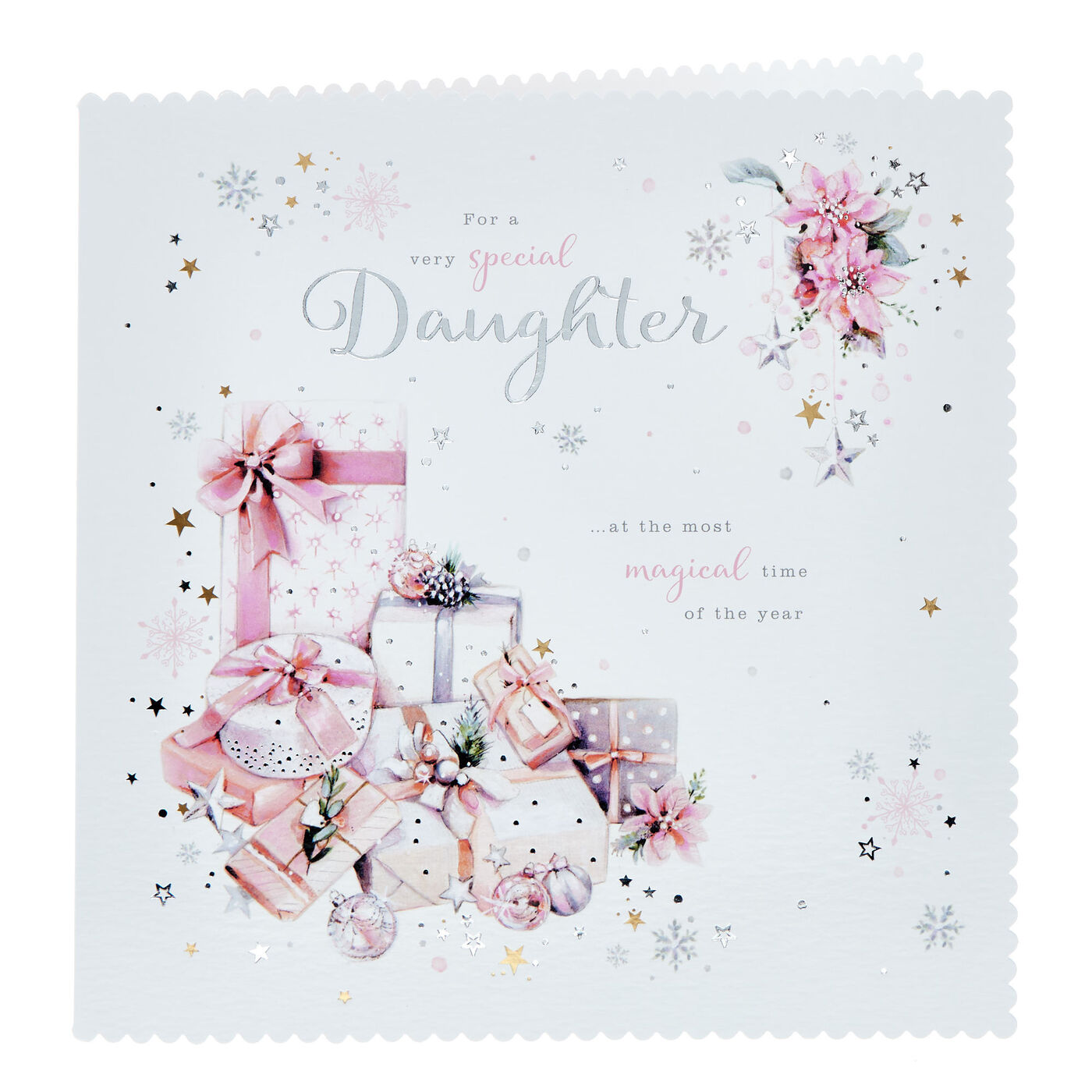 Buy Daughter Pink Gifts Christmas Card for GBP 1.99 Card Factory UK