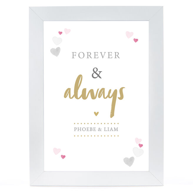 Personalised Print - Forever & Always