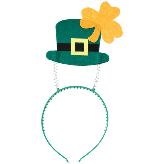 St. Patrick's Day Hat & Shamrock Headband