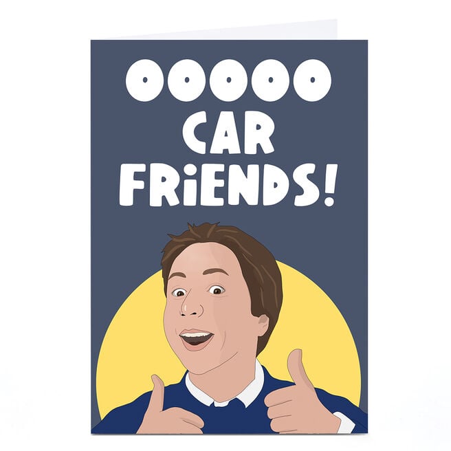 Personalised Phoebe Munger Card - Ooooo Car Friends!
