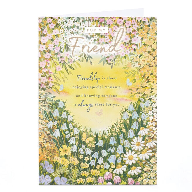 Personalised Birthday Card - For My Friend