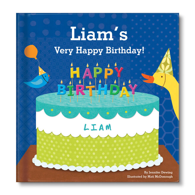 My Very Happy Birthday! Personalised Blue Storybook