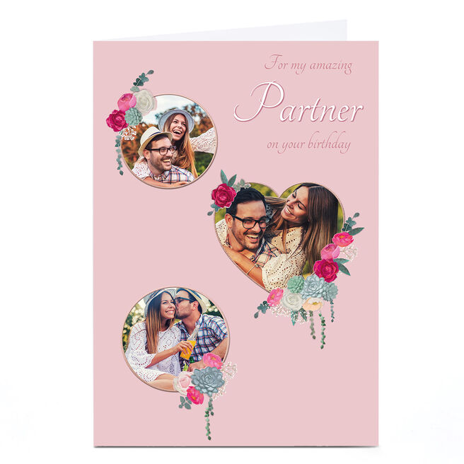 Photo Kerry Spurling Card - Circles & Heart
