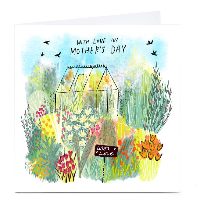 Personalised Emma Valenghi Mother's Day Card - Green House
