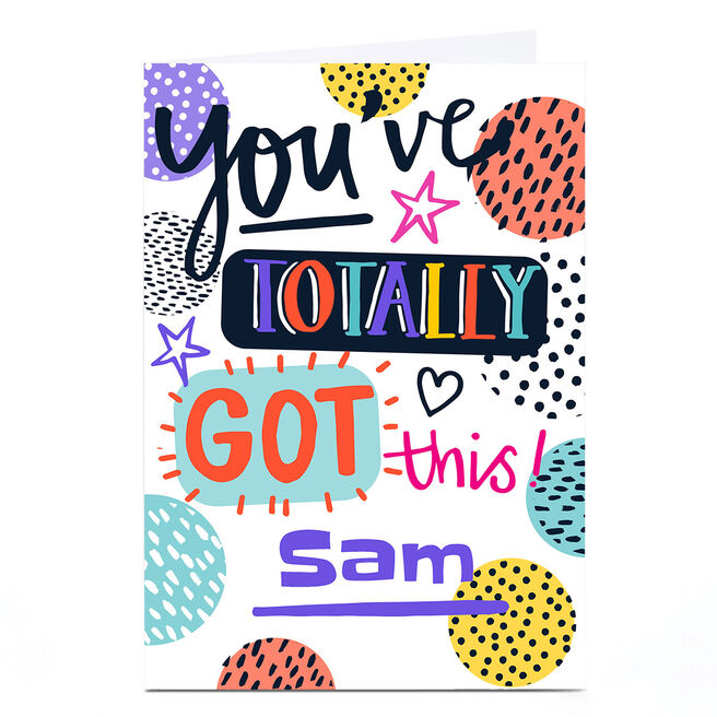 Personalised Bev Hopwood Card - Totally Got This