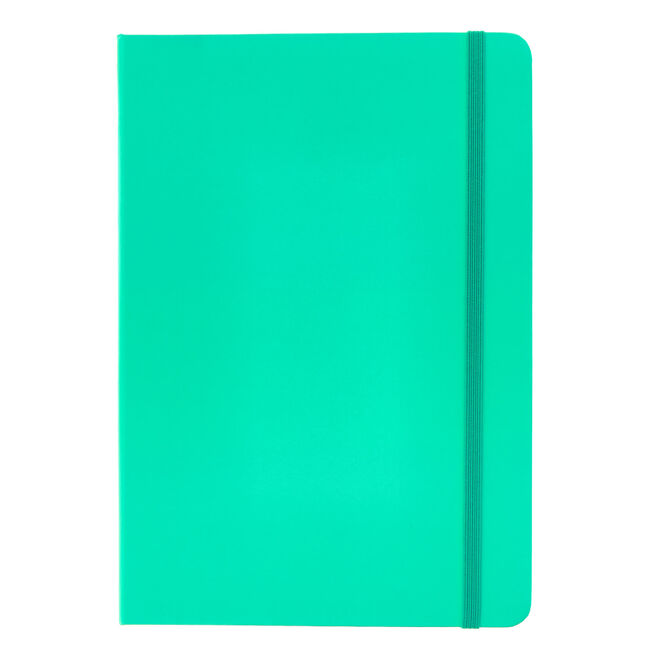 Aqua A5 Lined Notebook