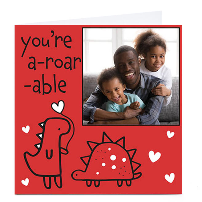 Photo Juniper & Rose Valentine's Day Card - A-Roarable