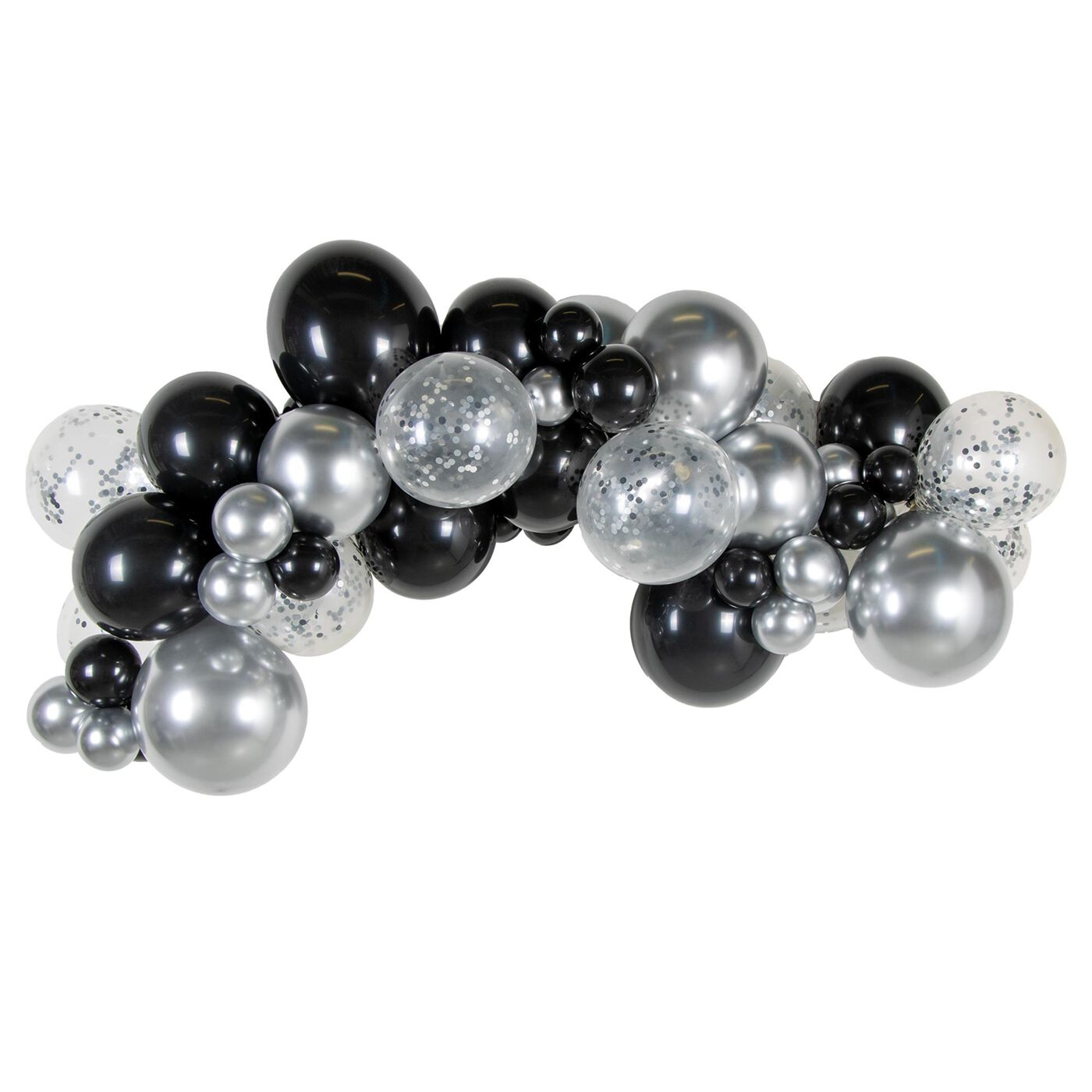 Buy Black & Silver Balloon Garland Kit for GBP 7.99 Card Factory UK