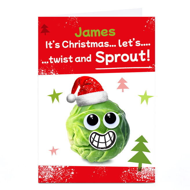 Personalised Hello Munki Christmas Card - Twist & Sprout