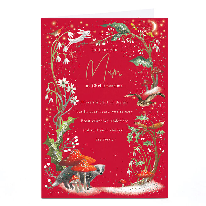 Christmas Card - Christmastime Poem, Mum