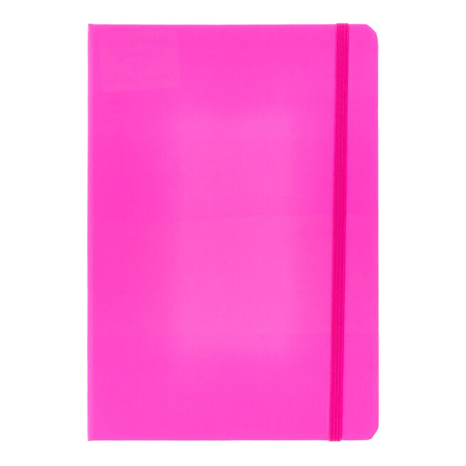 Pink A5 Lined Notebook