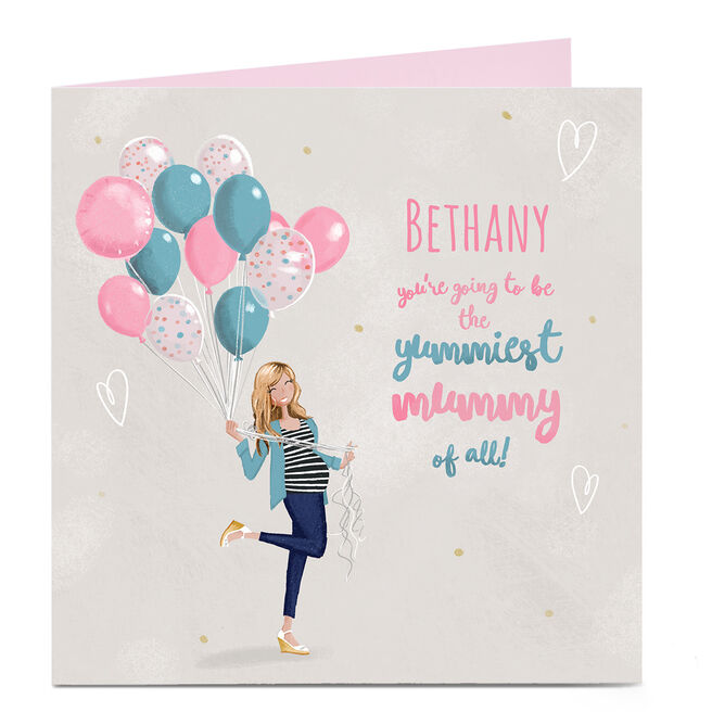 Personalised Congratulations Card - Yummiest Mummy