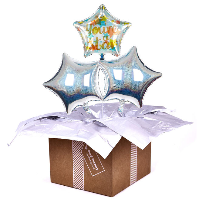 You're A Star Balloon Bouquet - DELIVERED INFLATED!