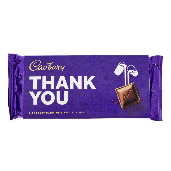 Cadbury Thank You Dairy Milk Chocolate Bar 110g