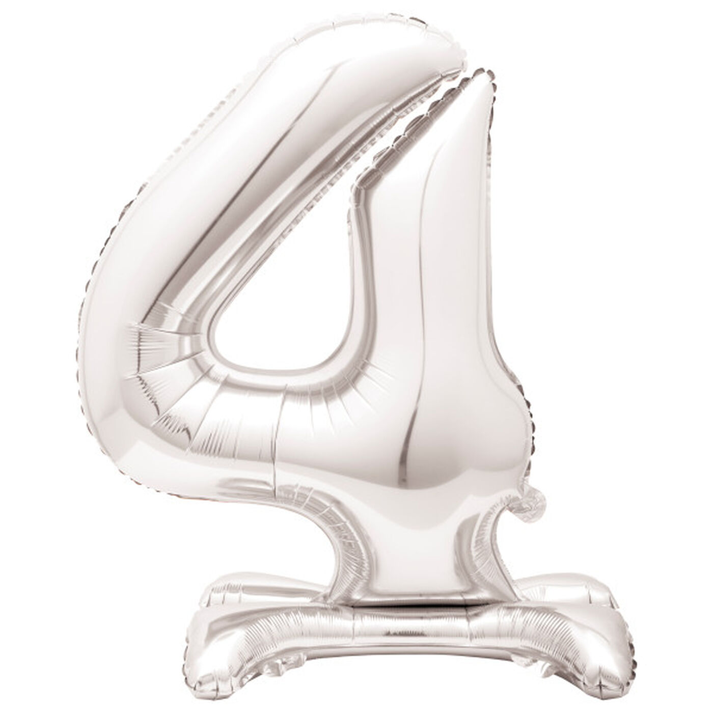 30Inch Silver Standing Table Number Balloons 09