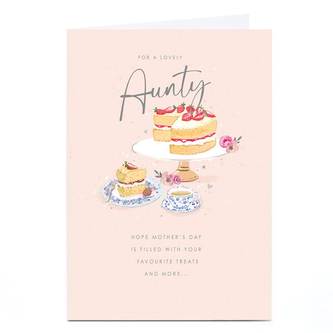 Mother's Day Card - For A Lovely Aunty