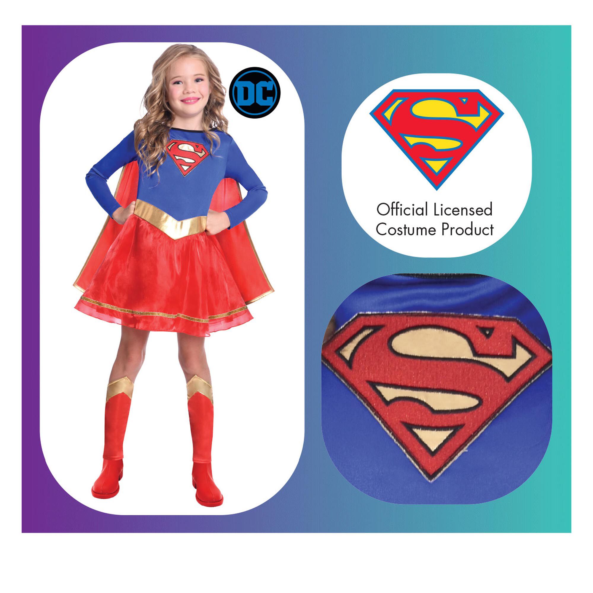 Super girl fancy dress hotsell