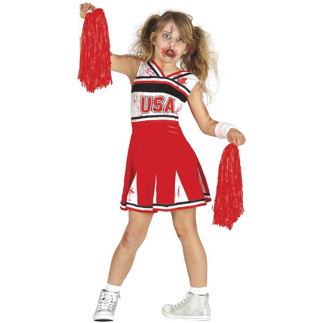 Cheerleader Zombie Child's Halloween Costume