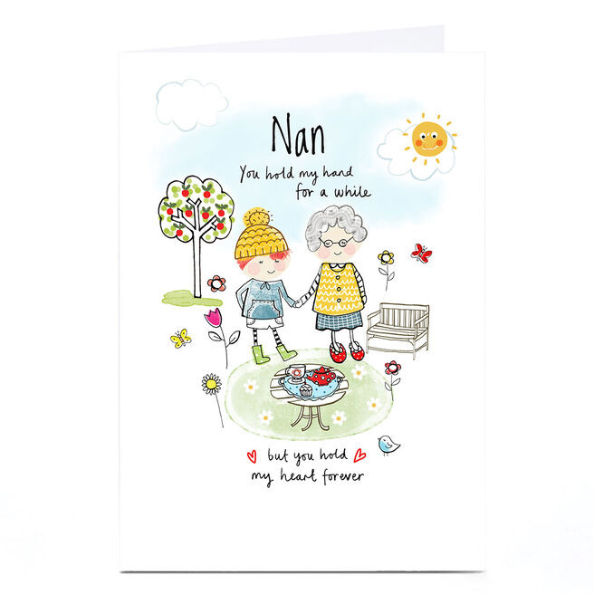 Personalised Mother's Day Card - Hold My Heart Forever
