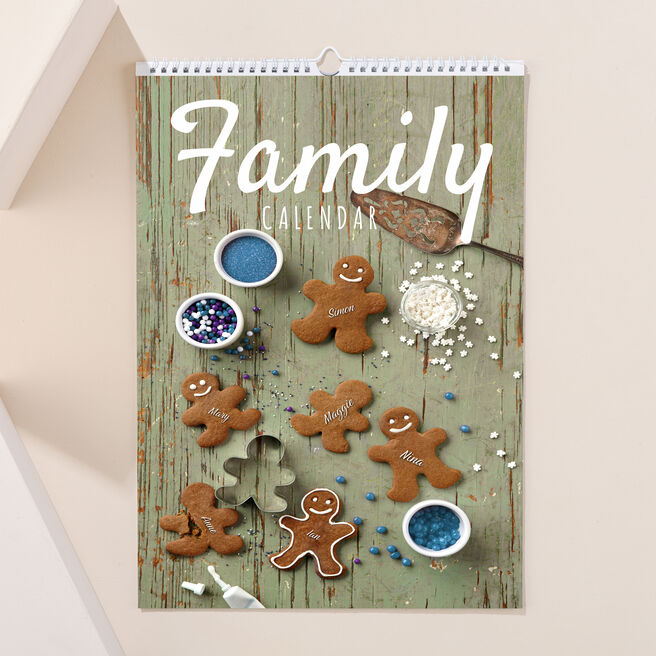 Personalised Our Family Calendar Planner - 11th Edition