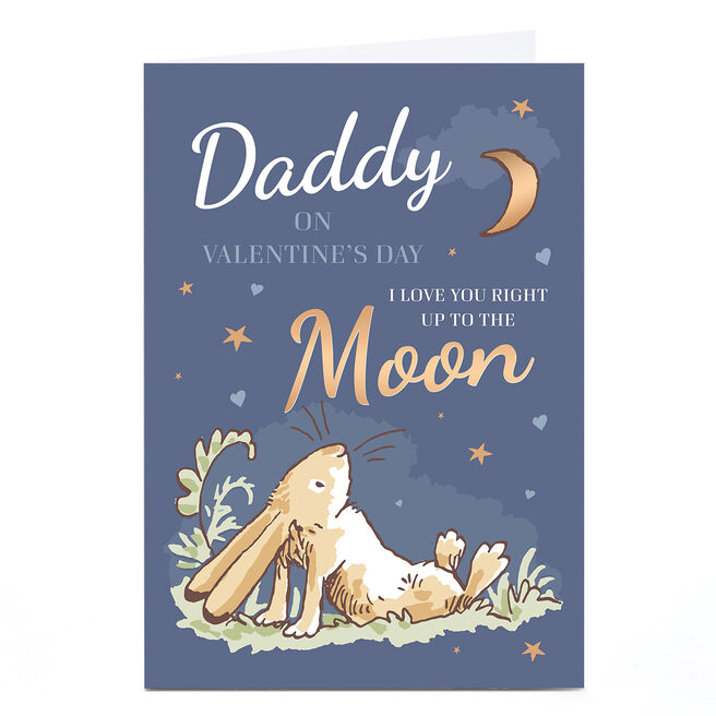 Personalised Guess How Much I Love You Valentine's Day Card - Daddy