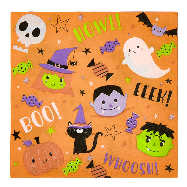 Happy Halloween Paper Napkins - Pack of 20