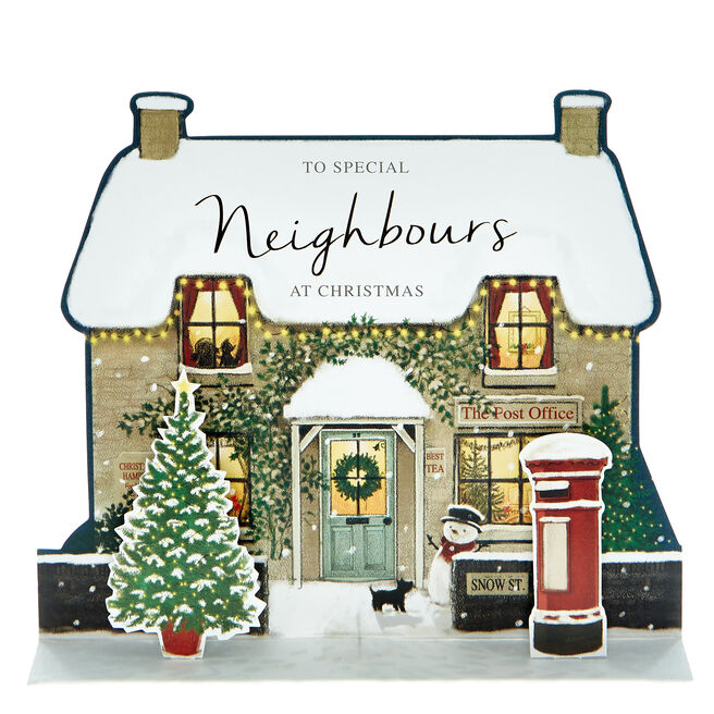 Exquisite Collection 3D Christmas Card - Special Neighbours