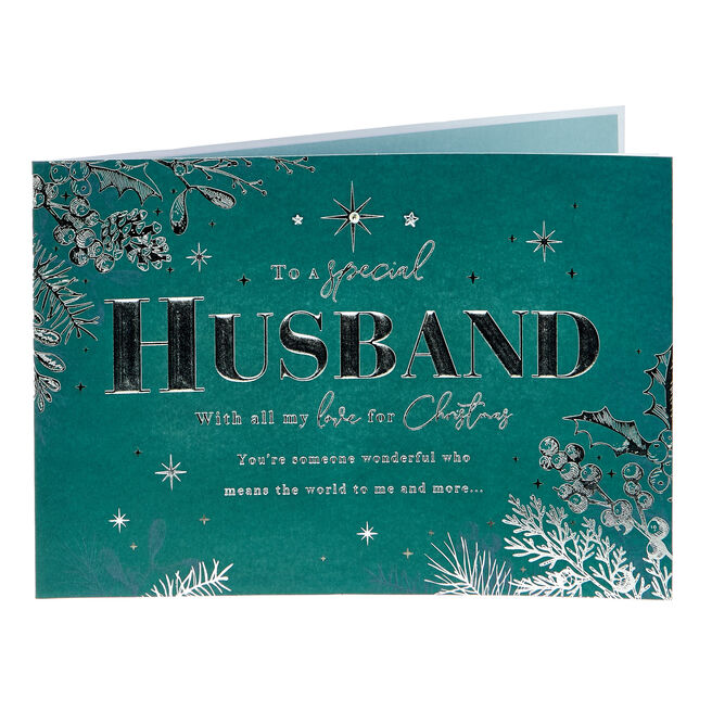 Christmas Card - Husband With All My Love