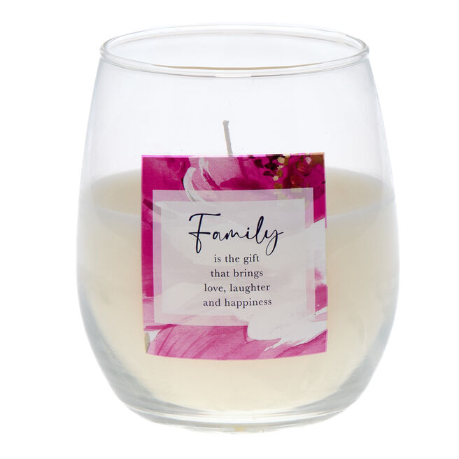 Family Blackcurrant & Tuberose Scented Candle