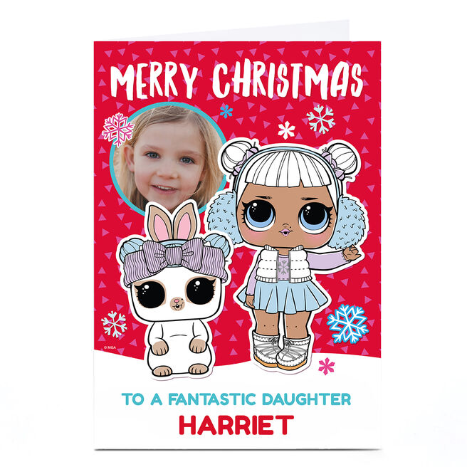 Photo L.O.L. Surprise! Christmas Card - Daughter