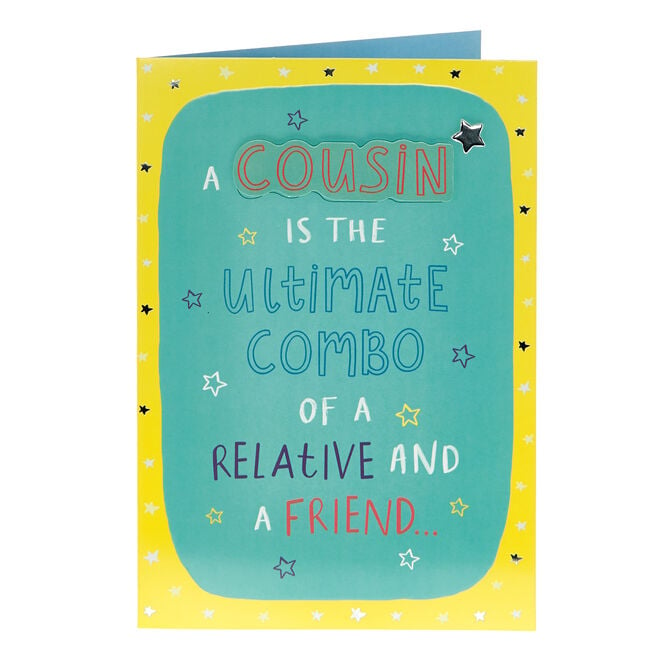 Cousin Relative & Friend Ultimate Combo Birthday Card