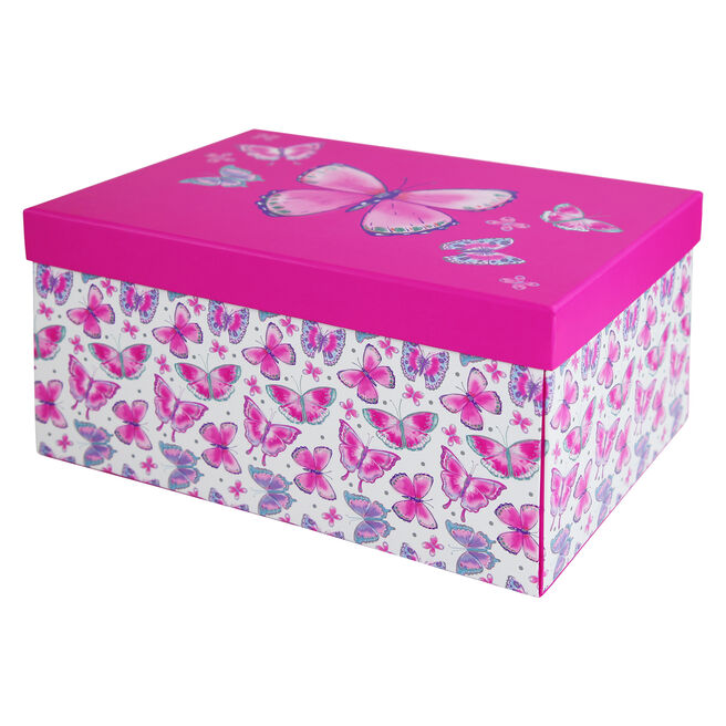Butterflies Flat-Pack Trunk Gift Box