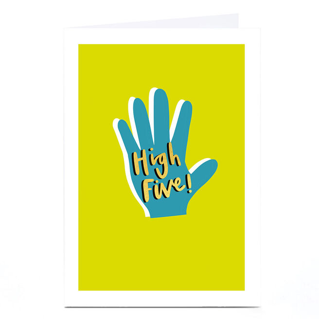 Personalised Birthday Card - High Five
