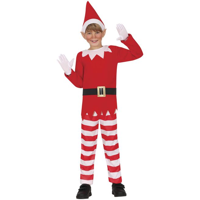Naughty Elf Boy Children's Fancy Dress Costume