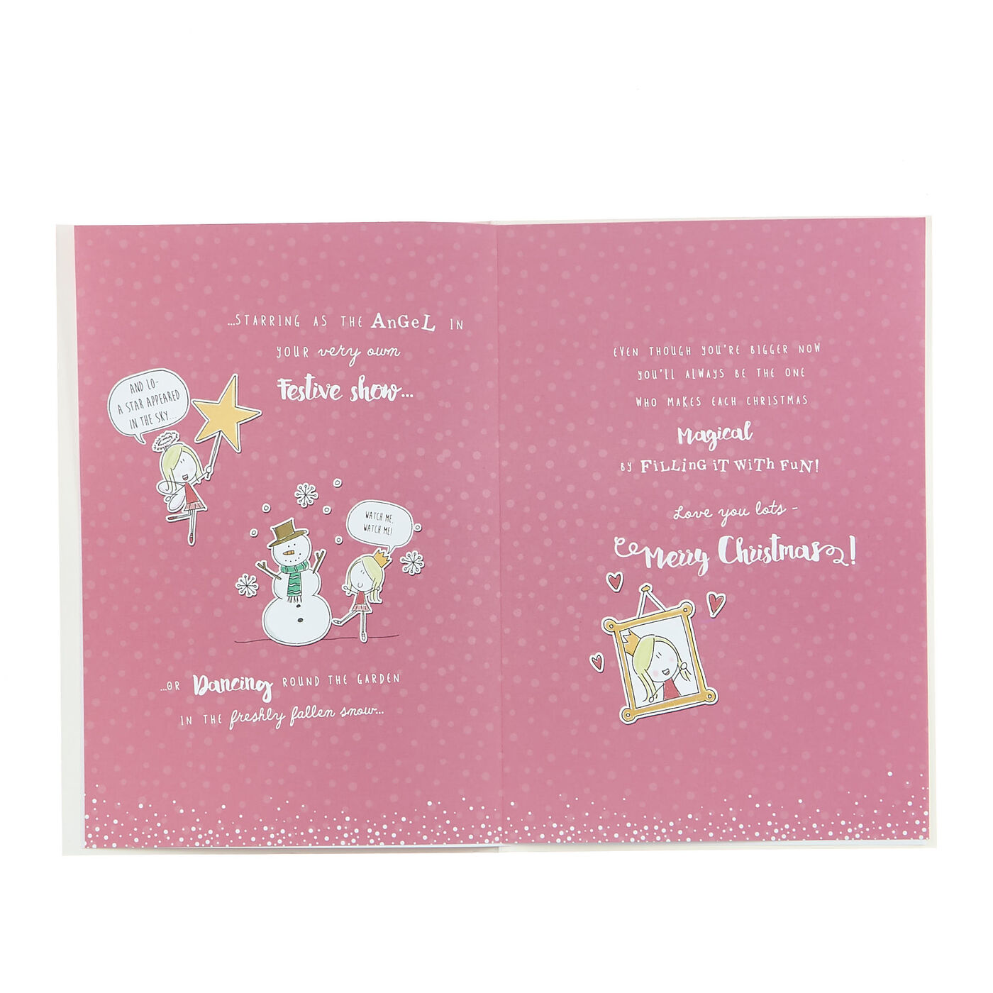 Buy Little Bubbles Christmas Card Daughter Funny Verse For GBP 1 79 