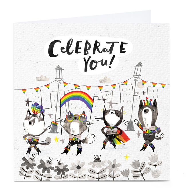 Personalised Jordan Wray Pride Card - Celebrate You