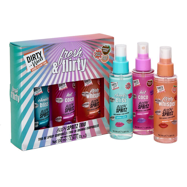 Dirty Works Fresh & Flirty Body Spritz Trio